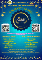 CHAKRAVYUHA 2K24 GDOMS Management Fest Poster